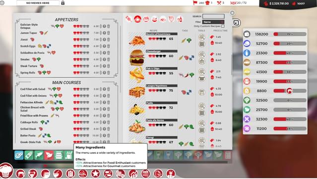 Chef: A Restaurant Tycoon Game PC Screenshot