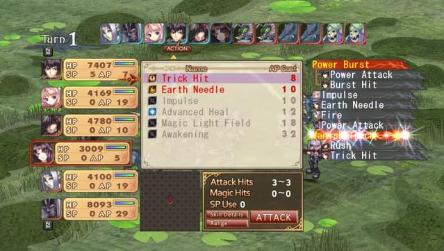 Agarest: Generations of War Gameplay Screenshot