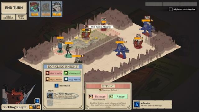 Wintermoor Tactics Club Gameplay Screenshot