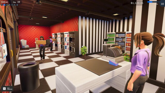 Bookshop Simulator Gameplay Screenshot
