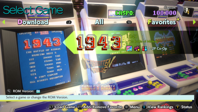 Capcom Arcade Stadium PC Screenshot