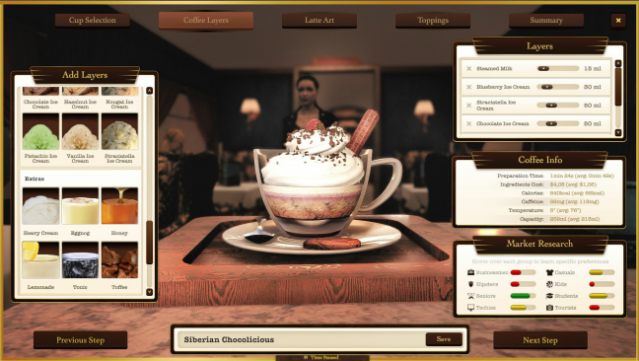 Espresso Tycoon Gameplay Screenshot