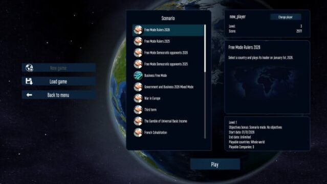 Geo-Political Simulator Edition Gameplay Screenshot