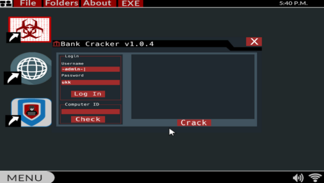 Hacker.exe Gameplay Screenshot