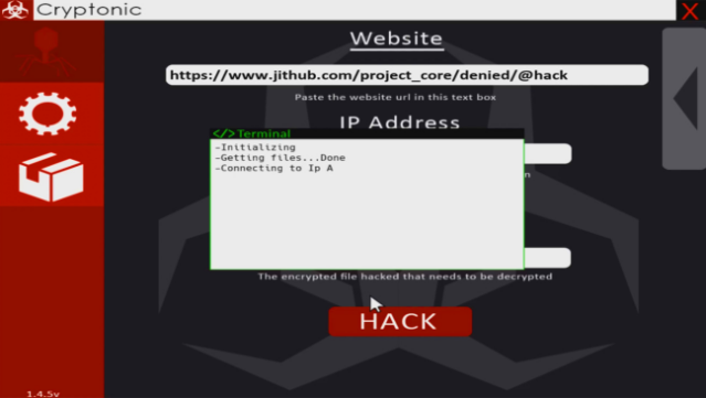 Hacker.exe PC Screenshot