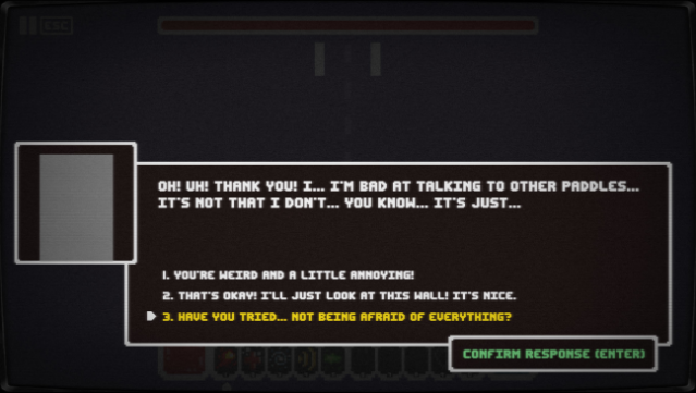 Hypergalactic Psychic Table Tennis Gameplay Screenshot