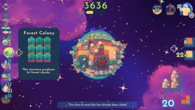 Planetiles Gameplay Screenshot