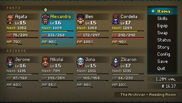 Quartet Gameplay Screenshot