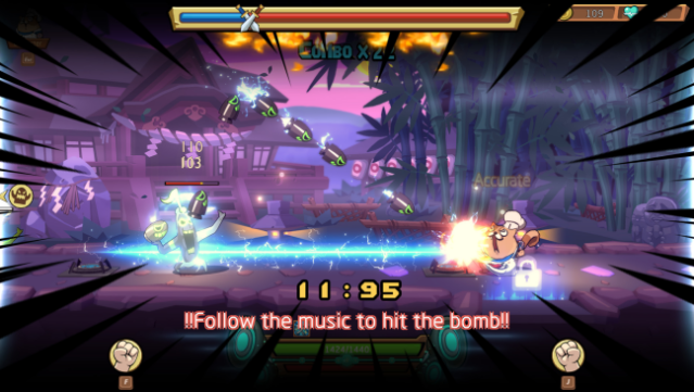 Rhythm Fighter Gameplay Screenshot
