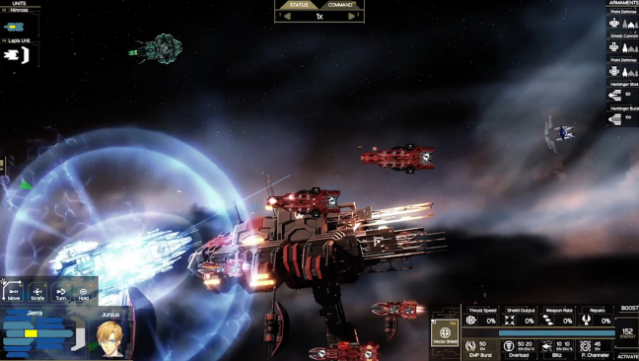 Sierra Ops – Space Strategy Visual Novel Gameplay Screenshot
