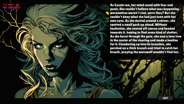 The Beast in the Shadows Gameplay Screenshot