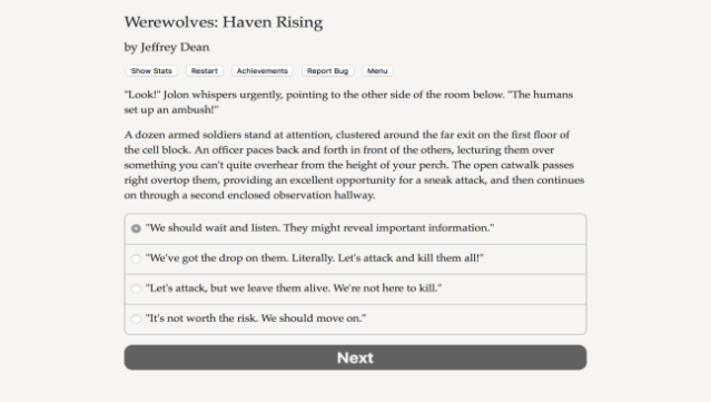 Werewolves: Haven Rising PC Screenshot